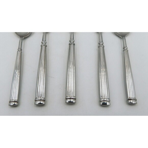 Hampton Silversmiths AVIGNON 2 Stainless Glossy Flatware 3 Soup Spoon 2 Teaspoon - Picture 2 of 9